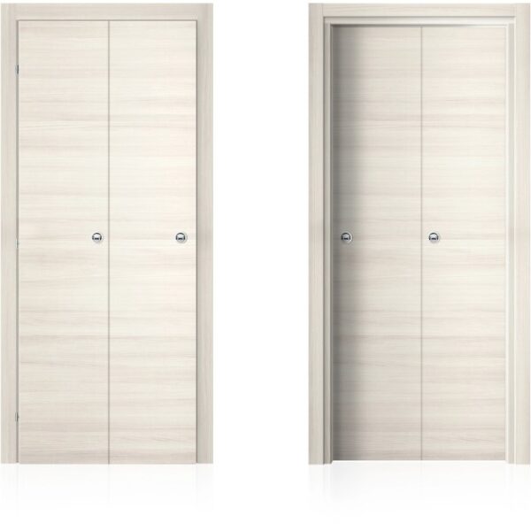 t.b.t. Porta interna, porta in legno bianco a due ante.
