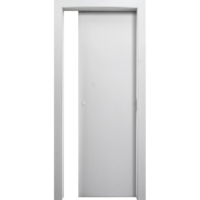 Porta interna bianca t.b.t. con telaio per interni.