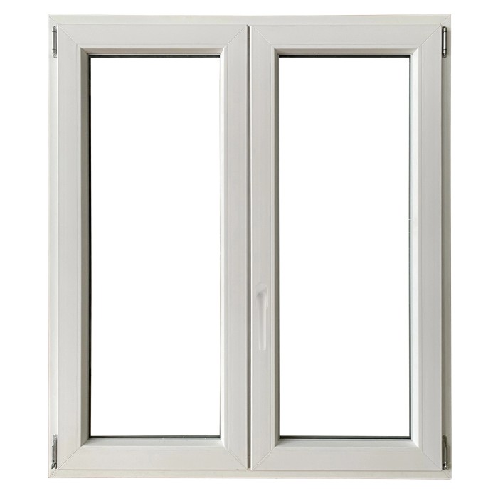 Finestra in PVC bianca a due ante per la tua casa.