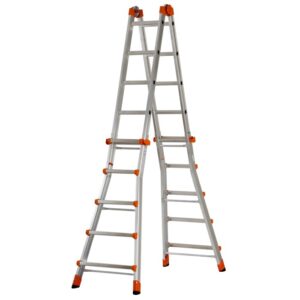 Scala t.b.t., color argento, per edilizia.