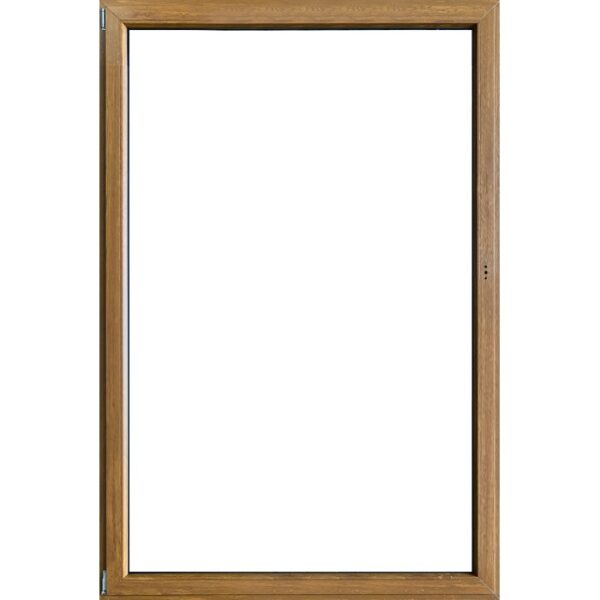 Telaio per finestra in PVC effetto legno per OBI. Finestre per nuove costruzioni e ristrutturazioni.