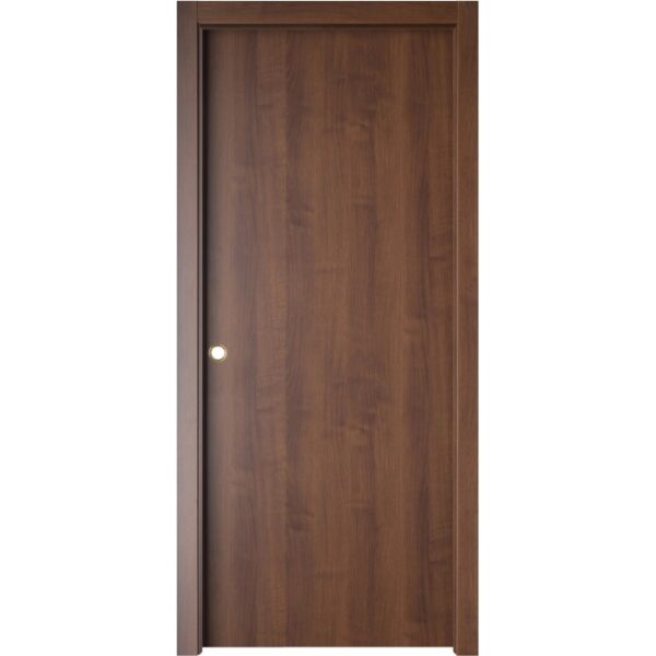 Porta per interni t.b.t. effetto legno, marrone con maniglia