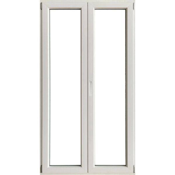 Finestra in PVC bianca a due ante per la tua casa.