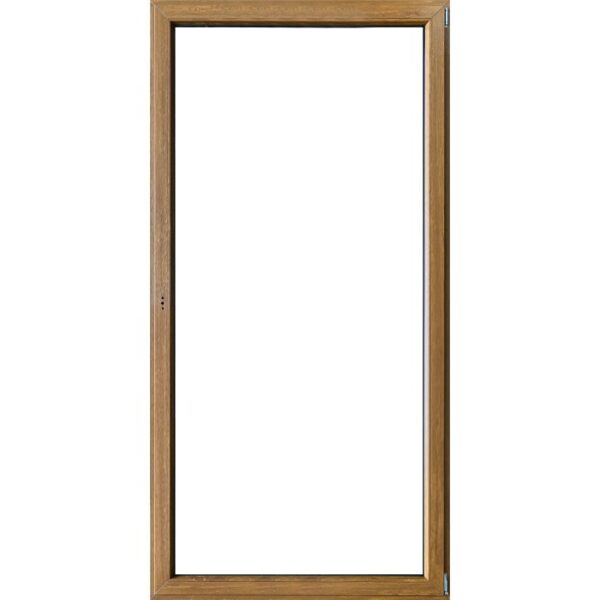 Finestra in PVC t.b.t. con telaio effetto legno