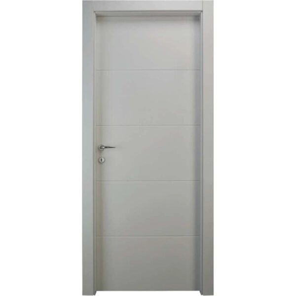 Porta a battente Leo bianco laccato 70x210 cm