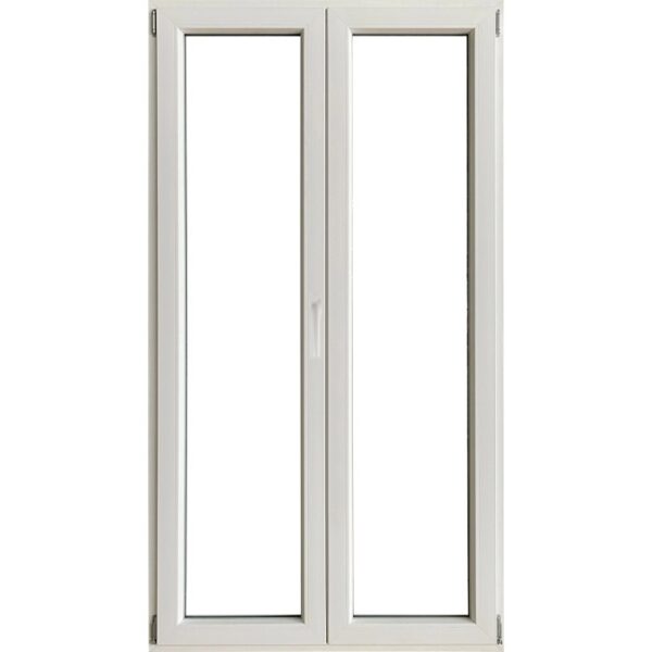 Finestra in PVC bianca t.b.t. a due ante per la tua casa.