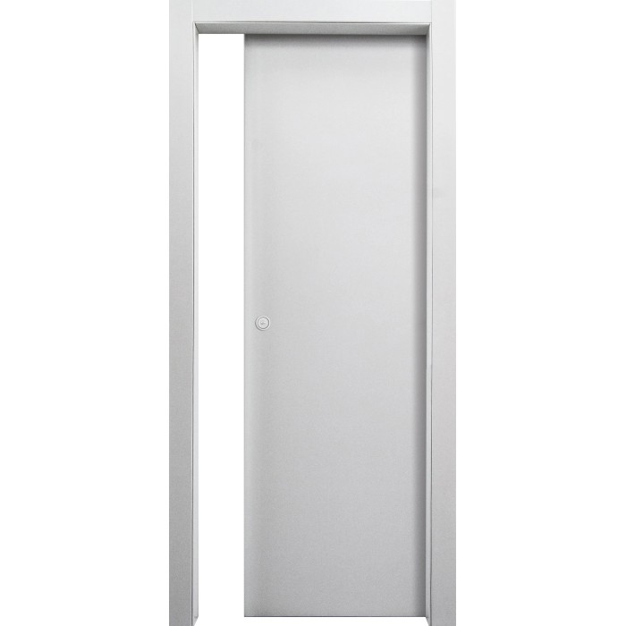 Porta interna bianca t.b.t. con telaio per interni.