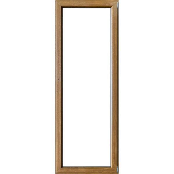 Telaio finestra in PVC effetto legno per OBI. Finestre per nuove costruzioni e ristrutturazioni.