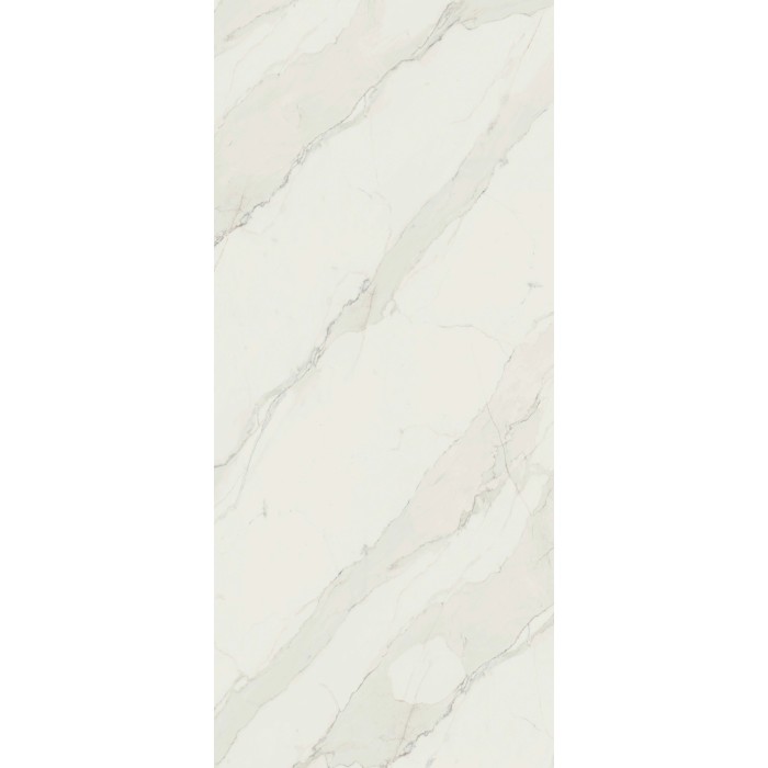 Piastrella vinilica chiara effetto marmo per pavimenti.