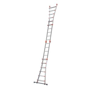 Scala t.b.t., color argento, per lavori di costruzione e ristrutturazione.