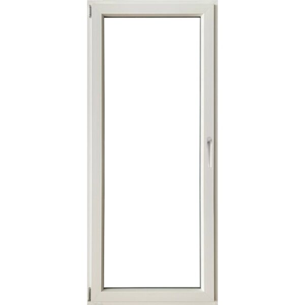 Telaio per finestra in PVC bianco. Ideale per nuove costruzioni o ristrutturazioni.