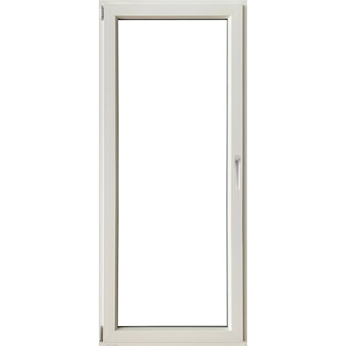 Telaio per finestra in PVC bianco. Ideale per nuove costruzioni o ristrutturazioni.