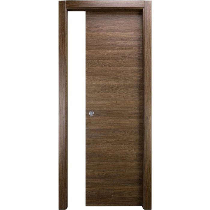 Porta per interni t.b.t. effetto legno con telaio.