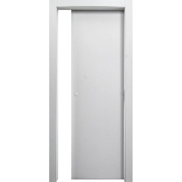 Porta interna bianca t.b.t. con telaio per interni.
