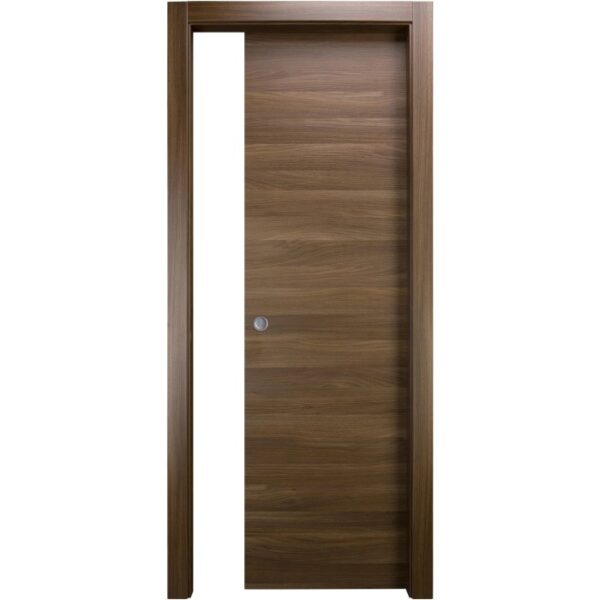Porta per interni t.b.t. effetto legno con telaio.