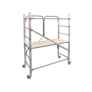 Trabattello pieghevole in alluminio Gierre 1,46x0,64 cm H max 2,97 m