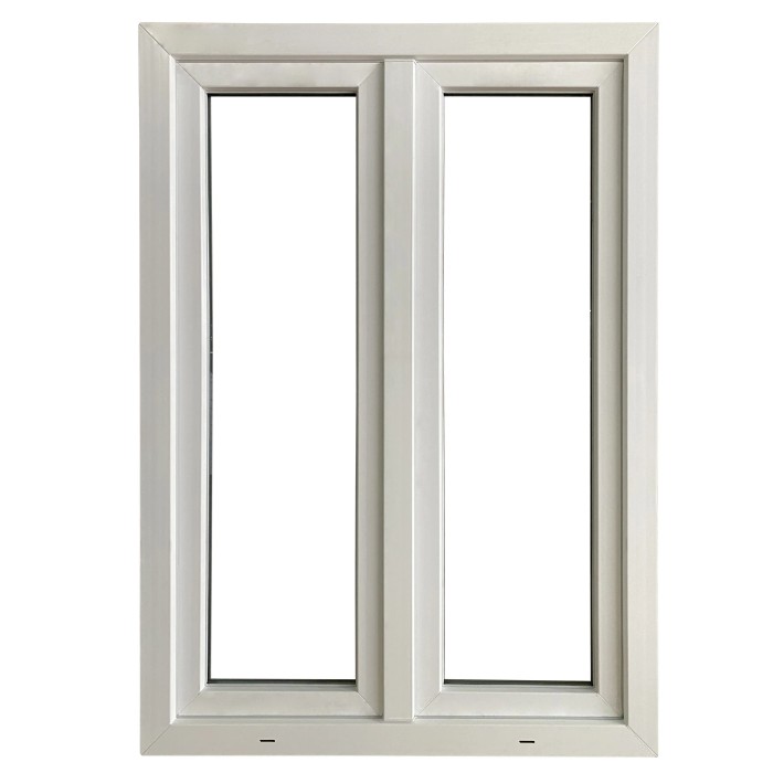 Finestra in PVC bianca t.b.t. a due ante per OBI