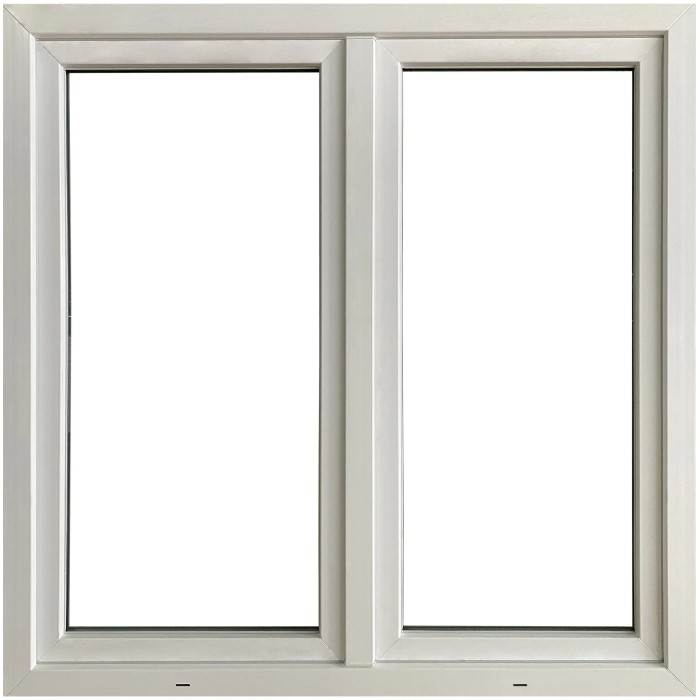 Finestra in PVC bianca t.b.t. a due ante per la tua casa.
