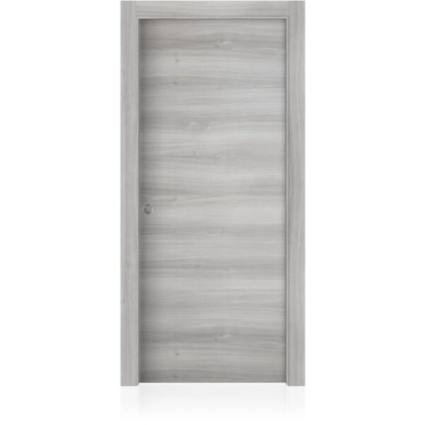 Porta interna chiara effetto legno per interni.