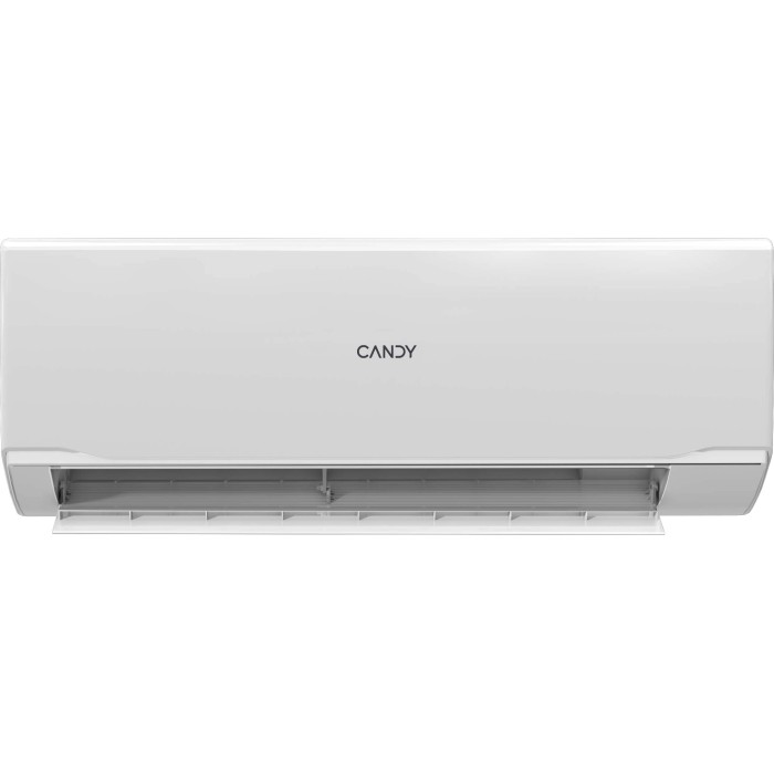 Condizionatore Candy bianco per una temperatura ambiente confortevole.