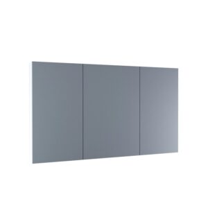 Mobile specchio grigio t.b.t. per il bagno.