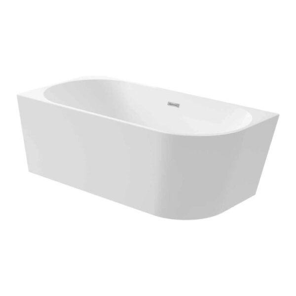 Vasca da bagno Limonar 160 cm sinistra angolare/freestanding bianco in acrilico
