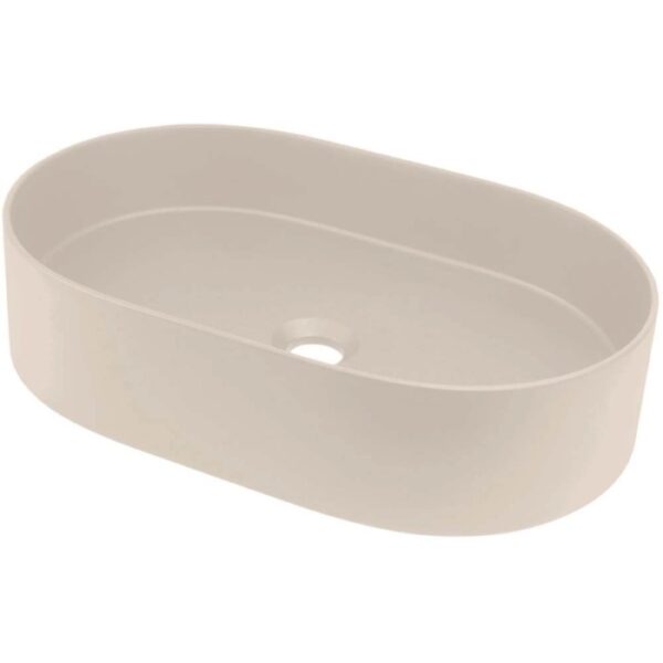 Lavabo da appoggio ovale Limonar Idrostile granito 350x125 mm Beige