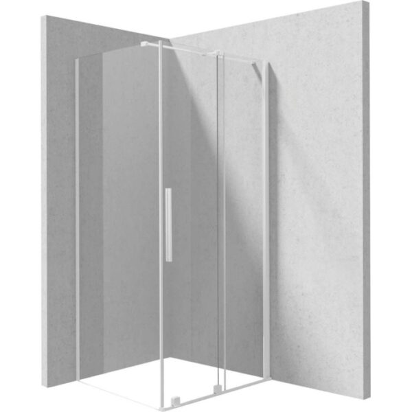 Cabina doccia rettangolare Cabaiguán Idrostile 1200x1950 mm bianco