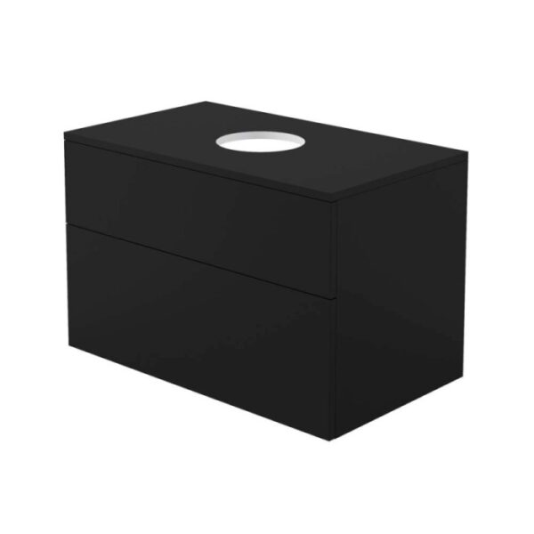 Mobile lavabo con piano Idrostile 800x520 mm nero