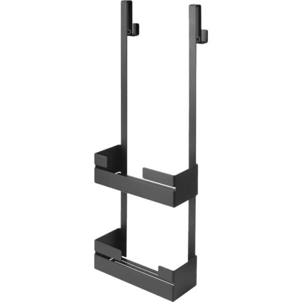 Mensola doccia Idrostile con ganci 250x760 mm nero
