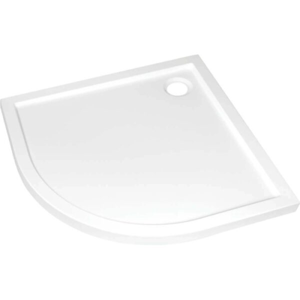 Piatto doccia acrilico semicircolare Idrostile Praim 80x80 cm bianco