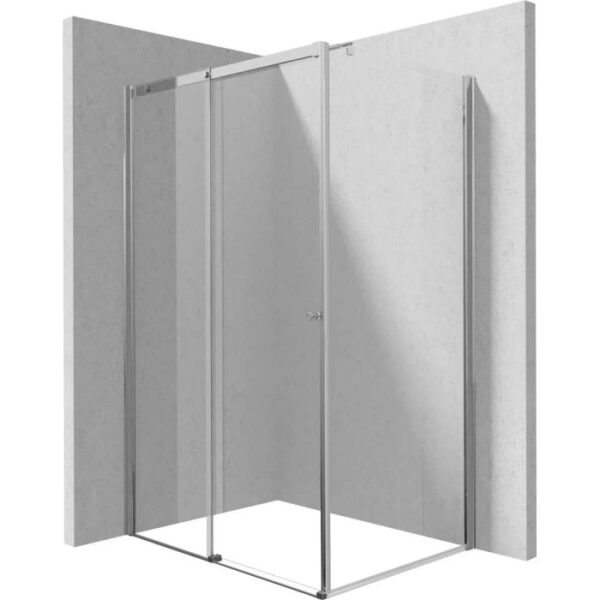 Cabina doccia rettangolare Coliseo Idrostile 1000x2000 mm cromo