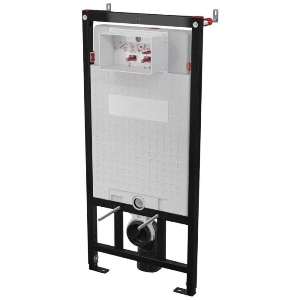 Telaio incasso WC a parete Idrostile 510x1176 mm nero