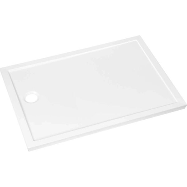 Piatto doccia acrilico rettangolare Idrostile Praim 110x80 cm bianco