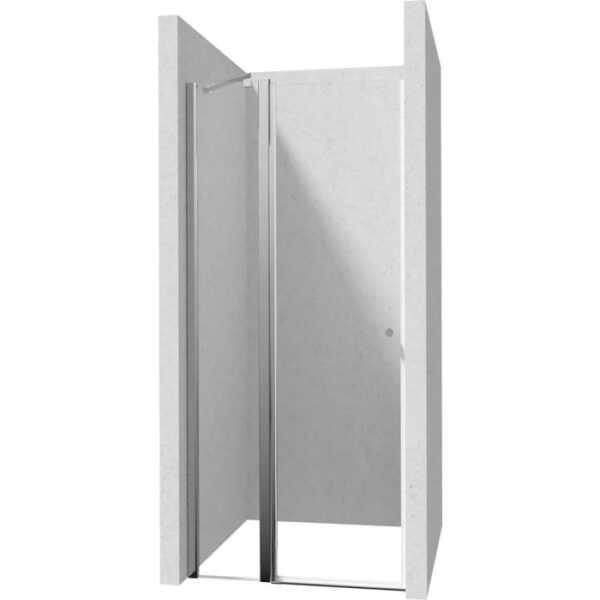 Porta doccia girevole Idrostile 80x200 cm Cromo