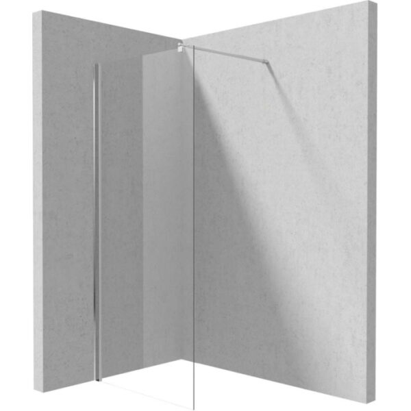 Parete doccia walk-in Idrostile 900x2000 mm cromo