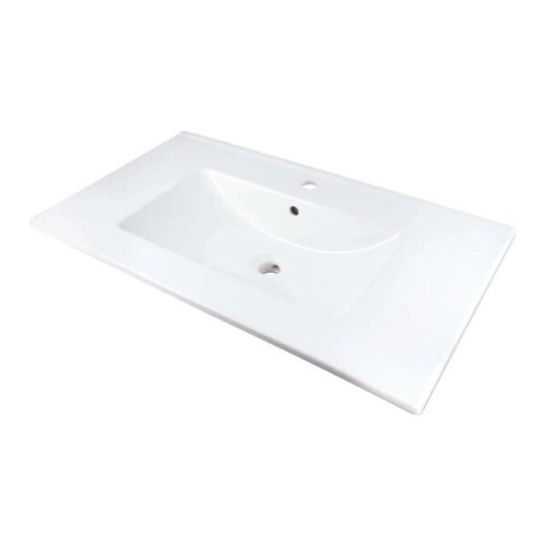 Lavabo da incasso Bauta Idrostile foro rubinetto beige