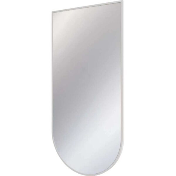 Specchio con cornice 50x100 cm bianco