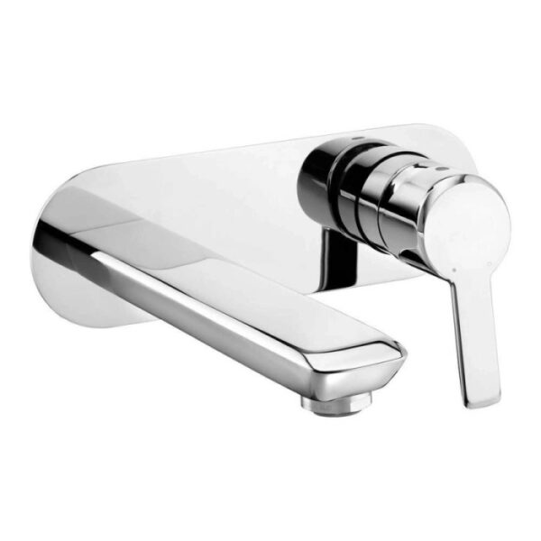 Miscelatore lavabo Rodas a incasso a parete cromo