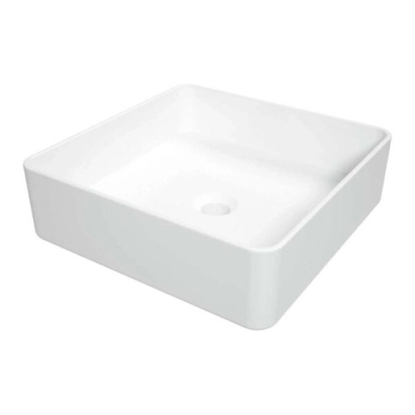 Lavabo da appoggio ceramica Artemisa Idrostile 405x120 mm Bianco