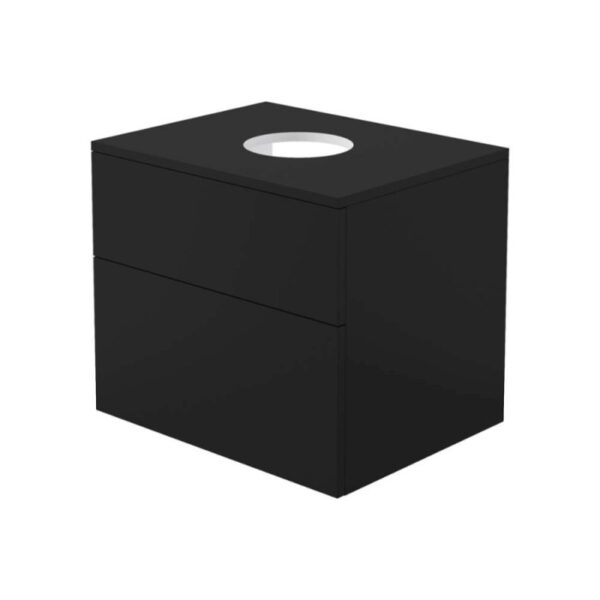 Mobile lavabo con piano Idrostile 600x520 mm nero