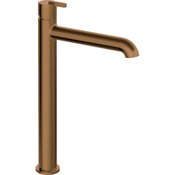 Miscelatore lavabo Limonar alto bronzo spazzolato