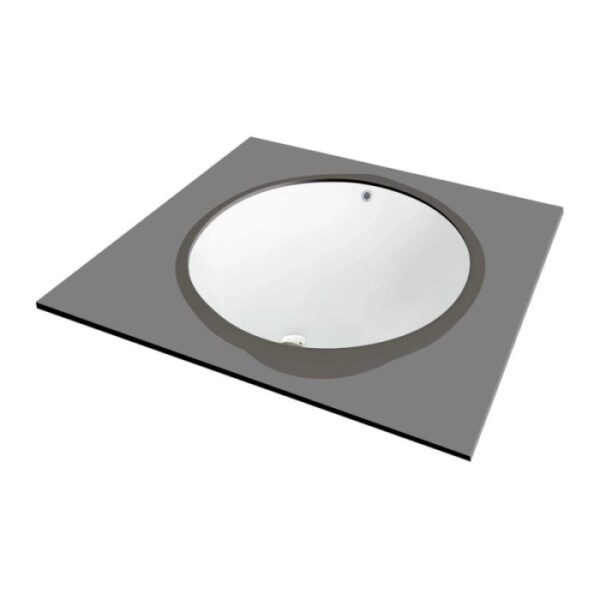 Lavabo da incasso ceramica Batabanó Idrostile 330x191 mm Bianco