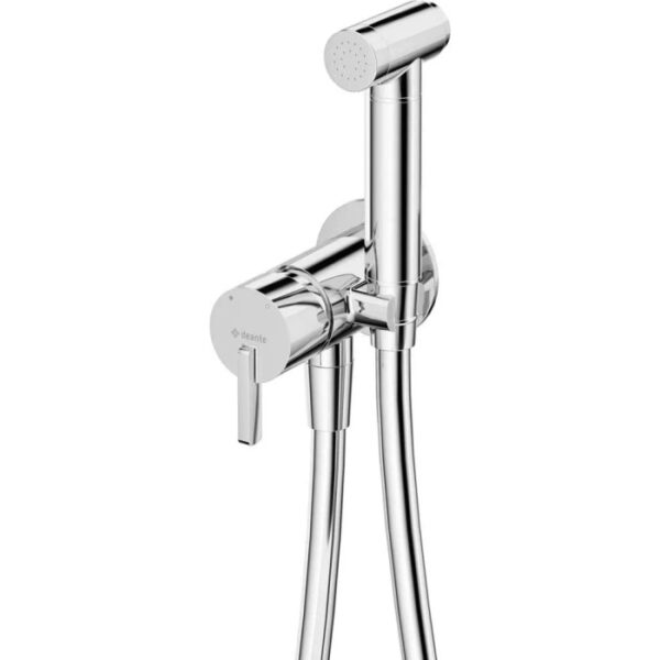 Miscelatore bidet Limonar a incasso a parete con doccetta cromo