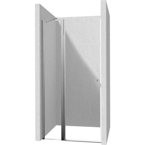 Porta doccia girevole Idrostile 120x200 cm Cromo
