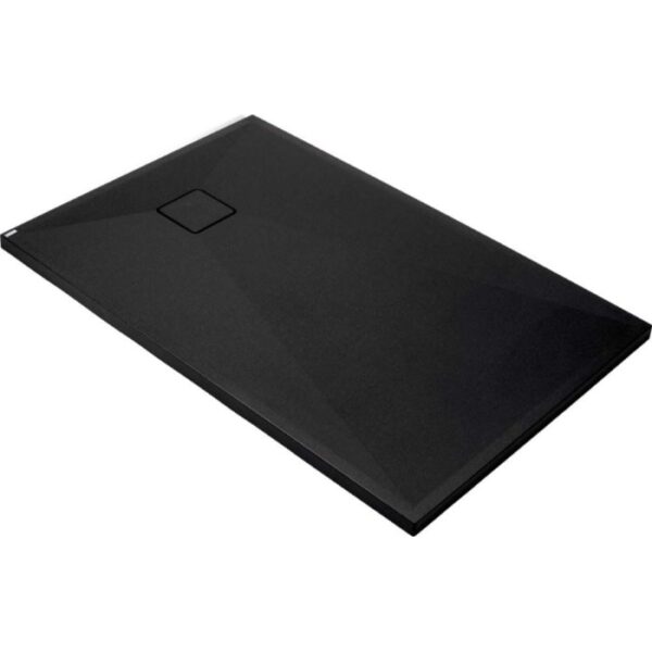 Piatto doccia granito Idrostile Puerto Padre 100x80 cm nero