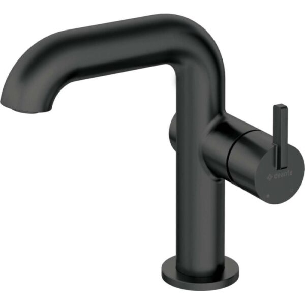 Miscelatore lavabo Limonar con bocca rettangolare nero