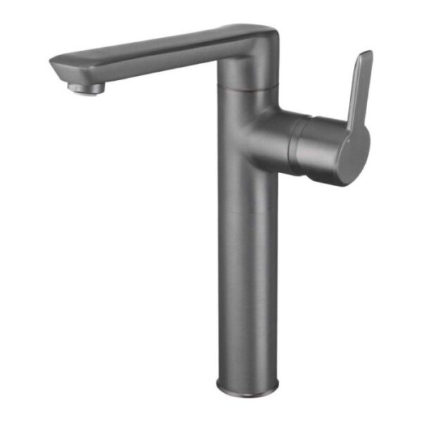 Miscelatore lavabo Rodas alto titanio H80 L270 P220 mm