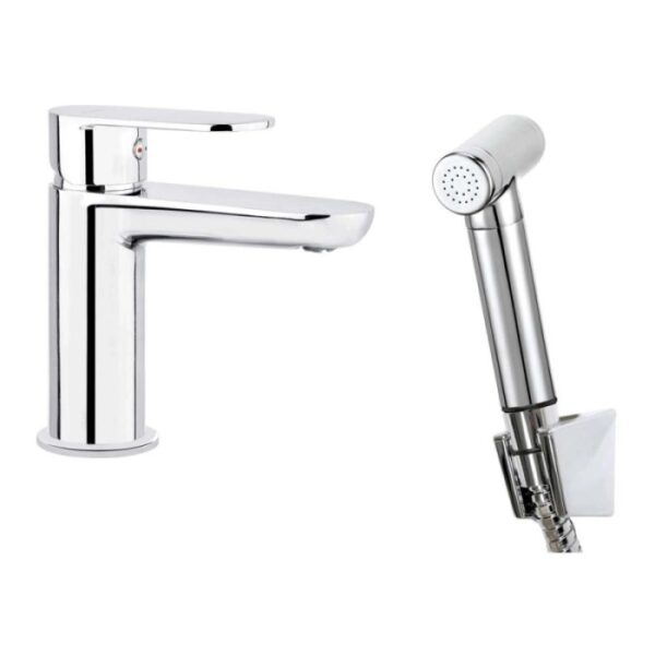 Miscelatore bidet Batabanó con doccetta cromo