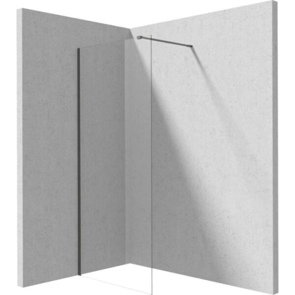 Parete doccia a scomparsa Idrostile 700x1950 mm titanio